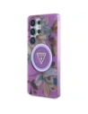 Hurtownia GSM - Etui Guess Glitter Flowers Triangle Buttons MagSafe do Samsung Galaxy S25 Ultra fialový - GUE4317 - {ean13} - Hurt