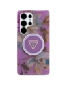 Hurtownia GSM - Etui Guess Glitter Flowers Triangle Buttons MagSafe do Samsung Galaxy S25 Ultra fialový - GUE4317 - {ean13} - Hurt