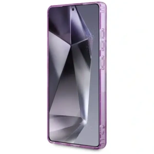 Hurtownia GSM - Guess Glitter Blumen Dreieck Knöpfe MagSafe Samsung Galaxy S25 Ultra lila - GUE4317 - {ean13} - Hurt