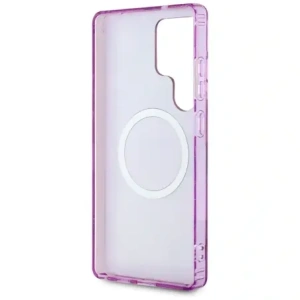 Hurtownia GSM - Guess Glitter Blumen Dreieck Knöpfe MagSafe Samsung Galaxy S25 Ultra lila - GUE4317 - {ean13} - Hurt