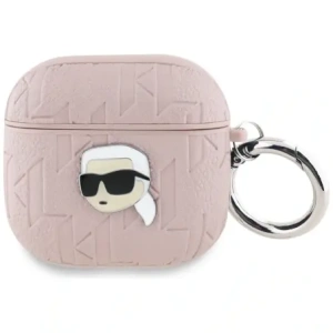 Hurtownia GSM - Karl Lagerfeld Monogram Karl Head Apple AirPods 4 pink - KLD21909 - {ean13} - Hurt