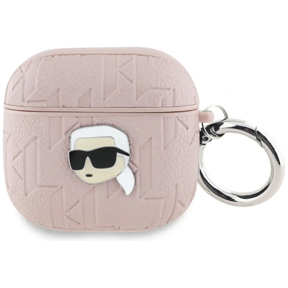 Hurtownia GSM - Karl Lagerfeld Monogram Karl Head Apple AirPods 4 rózsaszín - KLD21909 - {ean13} - Hurt