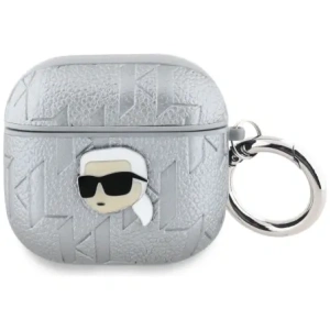 Hurtownia GSM - Karl Lagerfeld Monogram Karl Head Apple AirPods 4 Silber - KLD21910 - {ean13} - Hurt