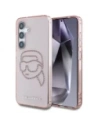 Wholesale Karl Lagerfeld Rhinestones K. Head Logo Samsung Galaxy S25 pink - KLD21911 - {ean13} - Hurt