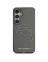 Wholesale Karl Lagerfeld Rhinestones Karl Head Logo Samsung Galaxy S25 black - KLD21913 - {ean13} - Hurt