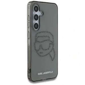 Hurtownia GSM - Karl Lagerfeld Logo cu cap de Karl cu cristale Samsung Galaxy S25 negru - KLD21913 - {ean13} - Hurt
