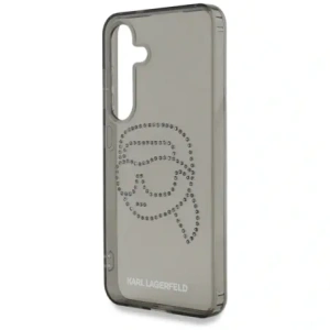 Hurtownia GSM - Karl Lagerfeld Logo cu cap de Karl cu cristale Samsung Galaxy S25 negru - KLD21913 - {ean13} - Hurt