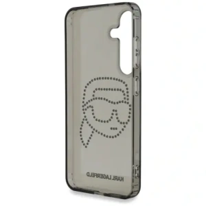 Hurtownia GSM - Karl Lagerfeld Logo cu cap de Karl cu cristale Samsung Galaxy S25 negru - KLD21913 - {ean13} - Hurt