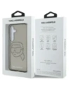 Wholesale Karl Lagerfeld Rhinestones Karl Head Logo Samsung Galaxy S25 black - KLD21913 - {ean13} - Hurt