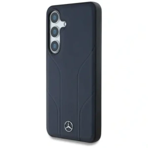 Hurtownia GSM - Mercedes Leder mit geprägten Linien MagSafe Samsung Galaxy S25 blau - MRS308 - {ean13} - Hurt