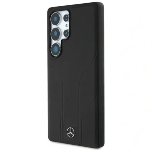 Hurtownia GSM - Mercedes Leder mit debossierten Linien MagSafe Samsung Galaxy S25 Ultra schwarz - MRS309 - {ean13} - Hurt