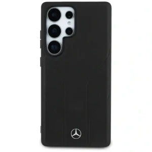Hurtownia GSM - Mercedes Leder mit debossierten Linien MagSafe Samsung Galaxy S25 Ultra schwarz - MRS309 - {ean13} - Hurt