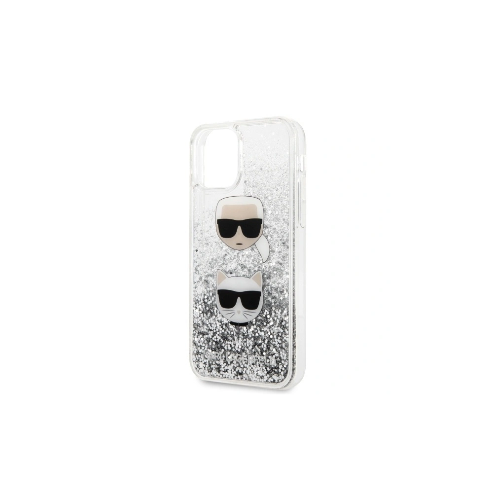 Hurtownia GSM - Etui Karl Lagerfeld KLHCN65KCGLSL Apple iPhone 11 Pro Max hardcase stříbrný/silver Glitter Karl&Choupette - KLD266SLV - {ean13} - Hurt