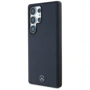 Hurtownia GSM - Mercedes Piele cu Linii Debossate MagSafe Samsung Galaxy S25 Ultra albastru - MRS310 - {ean13} - Hurt
