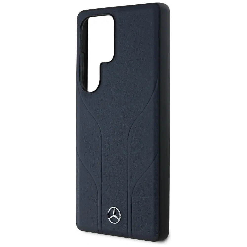Hurtownia GSM - Mercedes Leder geprägt Linien MagSafe Samsung Galaxy S25 Ultra blau - MRS310 - {ean13} - Hurt