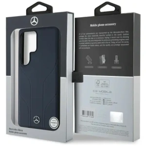Hurtownia GSM - Mercedes Leder geprägt Linien MagSafe Samsung Galaxy S25 Ultra blau - MRS310 - {ean13} - Hurt