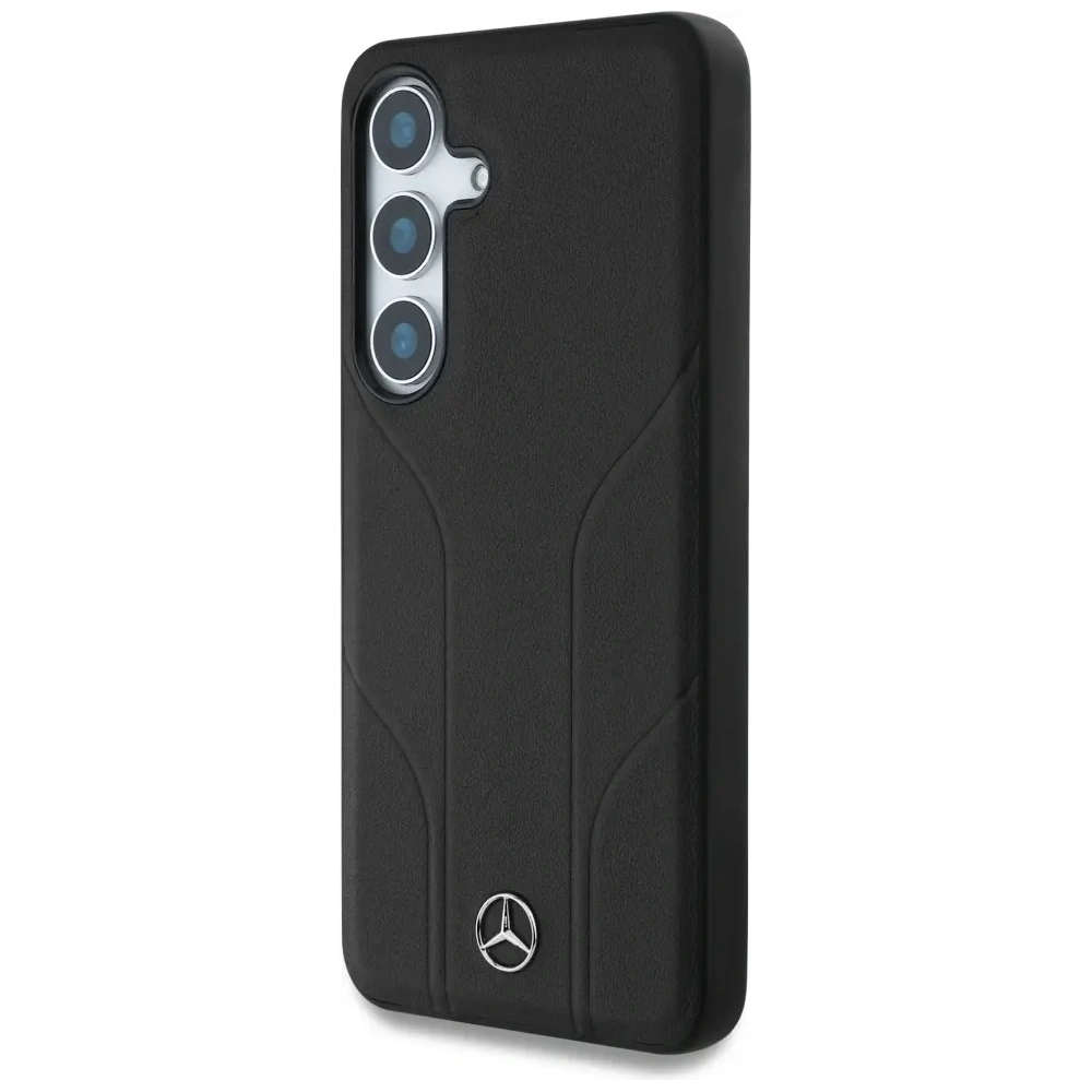 Hurtownia GSM - Mercedes Leder mit geprägten Linien MagSafe Samsung Galaxy S25+ Plus schwarz - MRS311 - {ean13} - Hurt