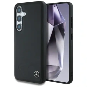 Hurtownia GSM - Etui Mercedes kožené horizontální s dekoltem MagSafe pro Samsung Galaxy S25 černé - MRS312 - {ean13} - Hurt