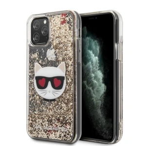 Etui Karl Lagerfeld KLHCN65LCGLGO Apple iPhone 11 Pro Max hardcase złoty/gold Glitter Choupette
