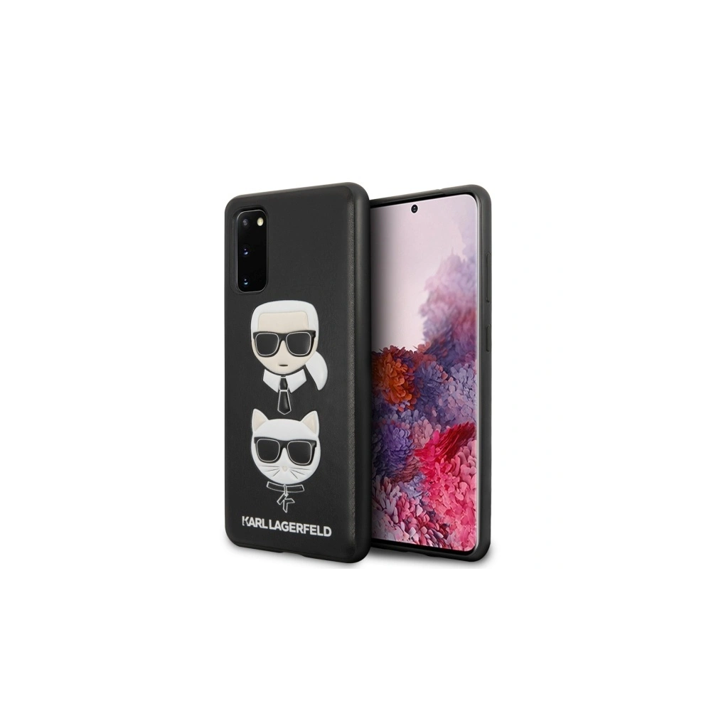 Hurtownia GSM - Etui Karl Lagerfeld KLHCS62KICKC Samsung Galaxy S20 G980 hardcase czarny/black Karl & Choupette - KLD268BLK - {ean13} - Hurt