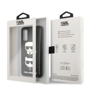 Hurtownia GSM - Etui Karl Lagerfeld KLHCS62KICKC Samsung Galaxy S20 G980 hardcase czarny/black Karl & Choupette - KLD268BLK - {ean13} - Hurt