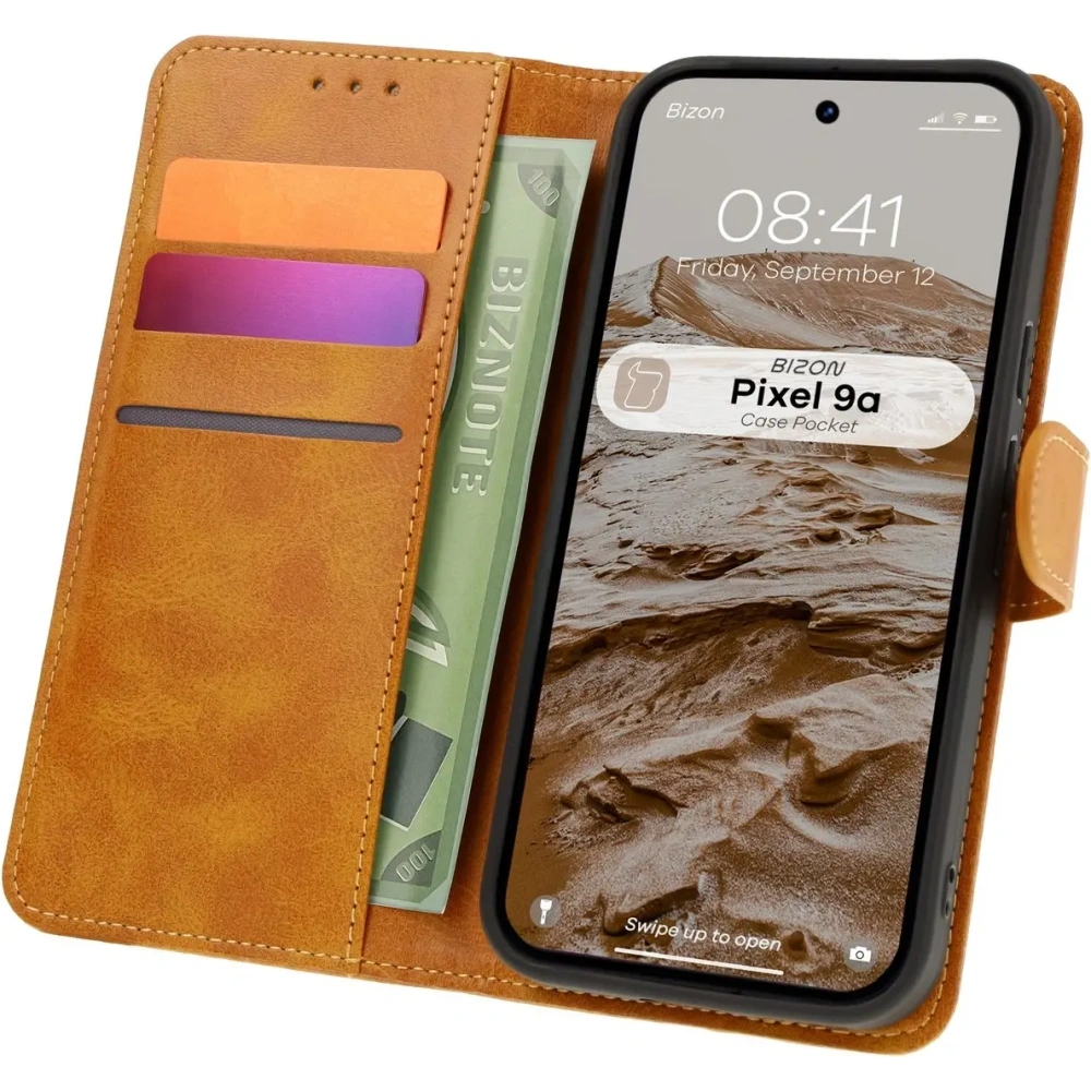 Hurtownia GSM - Bizon Case Pocket Google Pixel 9a braun - BIZ8527 - {ean13} - Hurt