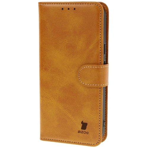 Etui z klapką Bizon Case Pocket do Google Pixel 9a brązowe