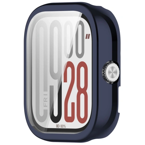 Etui z osłoną ekranu Bizon Case Watch Felipe do Xiaomi Redmi Watch 5 niebieskie