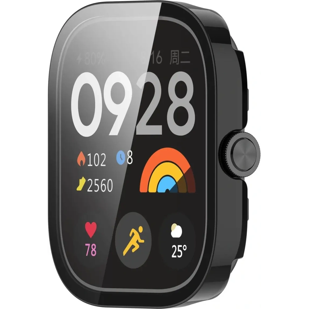 Hurtownia GSM - Etui ze szkłem do zegarka Bizon Case+Glass Watch do Xiaomi Redmi Watch 5 czarne - BIZ8529 - {ean13} - Hurt