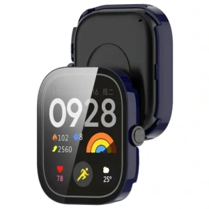 Hurtownia GSM - Etui ze skla na hodinky Bizon Case+Glass Watch do Xiaomi Redmi Watch 5 modré - BIZ8530 - {ean13} - Hurt