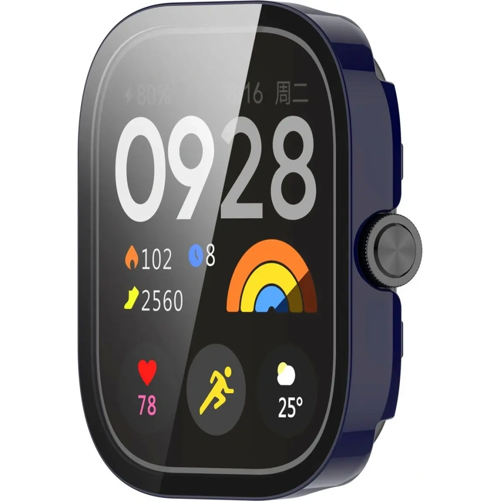Hurtownia GSM - Etui ze szkłem do zegarka Bizon Case+Glass Watch do Xiaomi Redmi Watch 5 niebieskie - BIZ8530 - {ean13} - Hurt