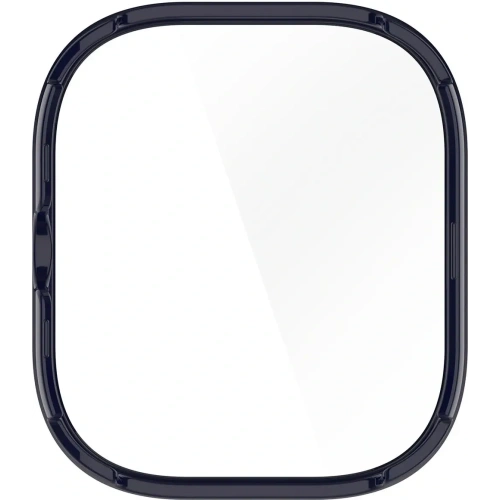 Etui ze szkłem do zegarka Bizon Case+Glass Watch do Xiaomi Redmi Watch 5 niebieskie