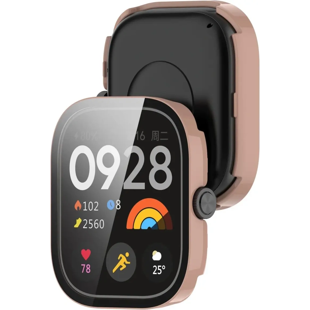 Hurtownia GSM - Bizon Case+Glass Uhr Xiaomi Redmi Watch 5 pink - BIZ8532 - {ean13} - Hurt