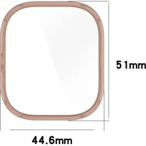 Wholesale Bizon Case+Glass Watch Xiaomi Redmi Watch 5 pink - BIZ8532 - {ean13} - Hurt