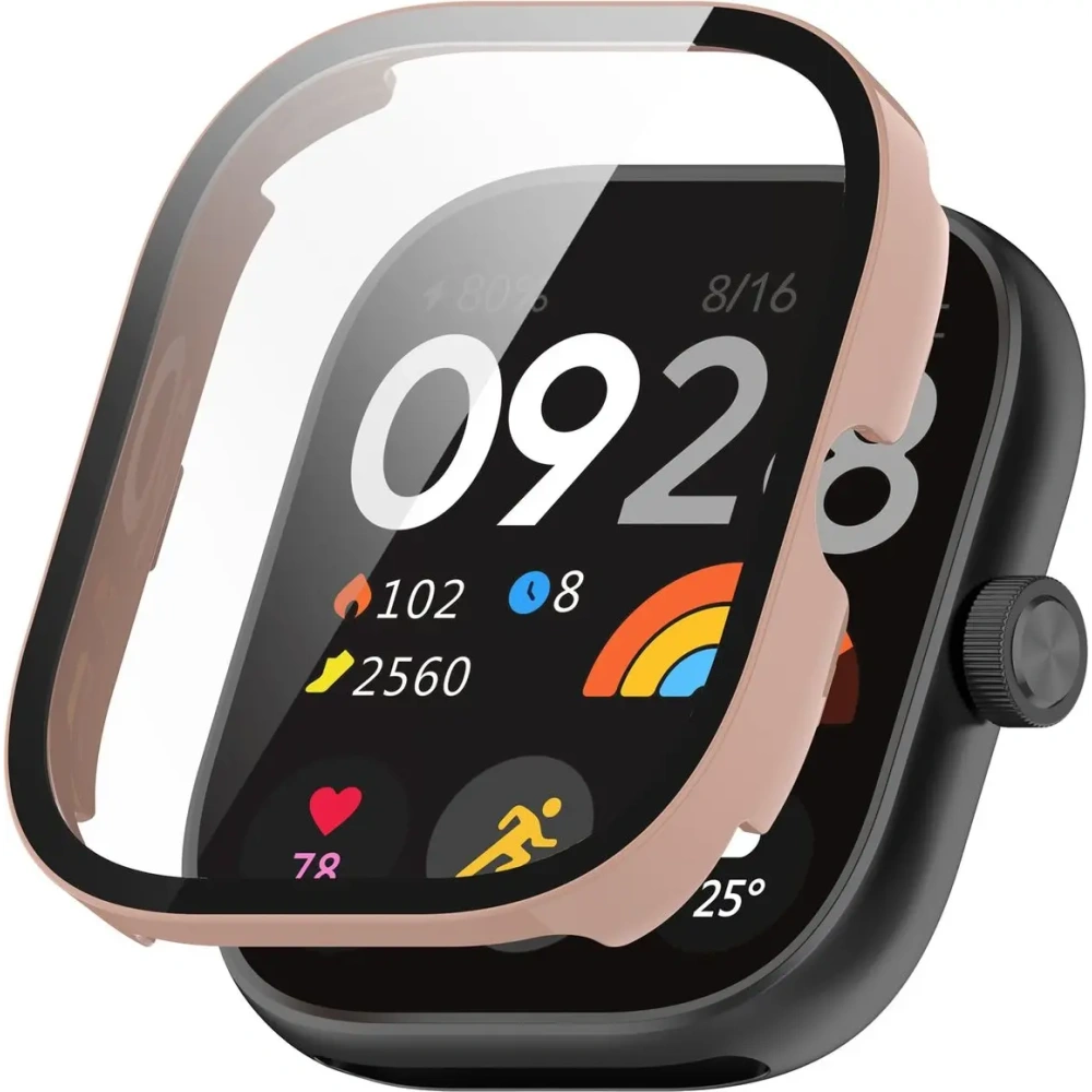 Hurtownia GSM - Etui ze szkłem do zegarka Bizon Case+Glass Watch do Xiaomi Redmi Watch 5 różowe - BIZ8532 - {ean13} - Hurt