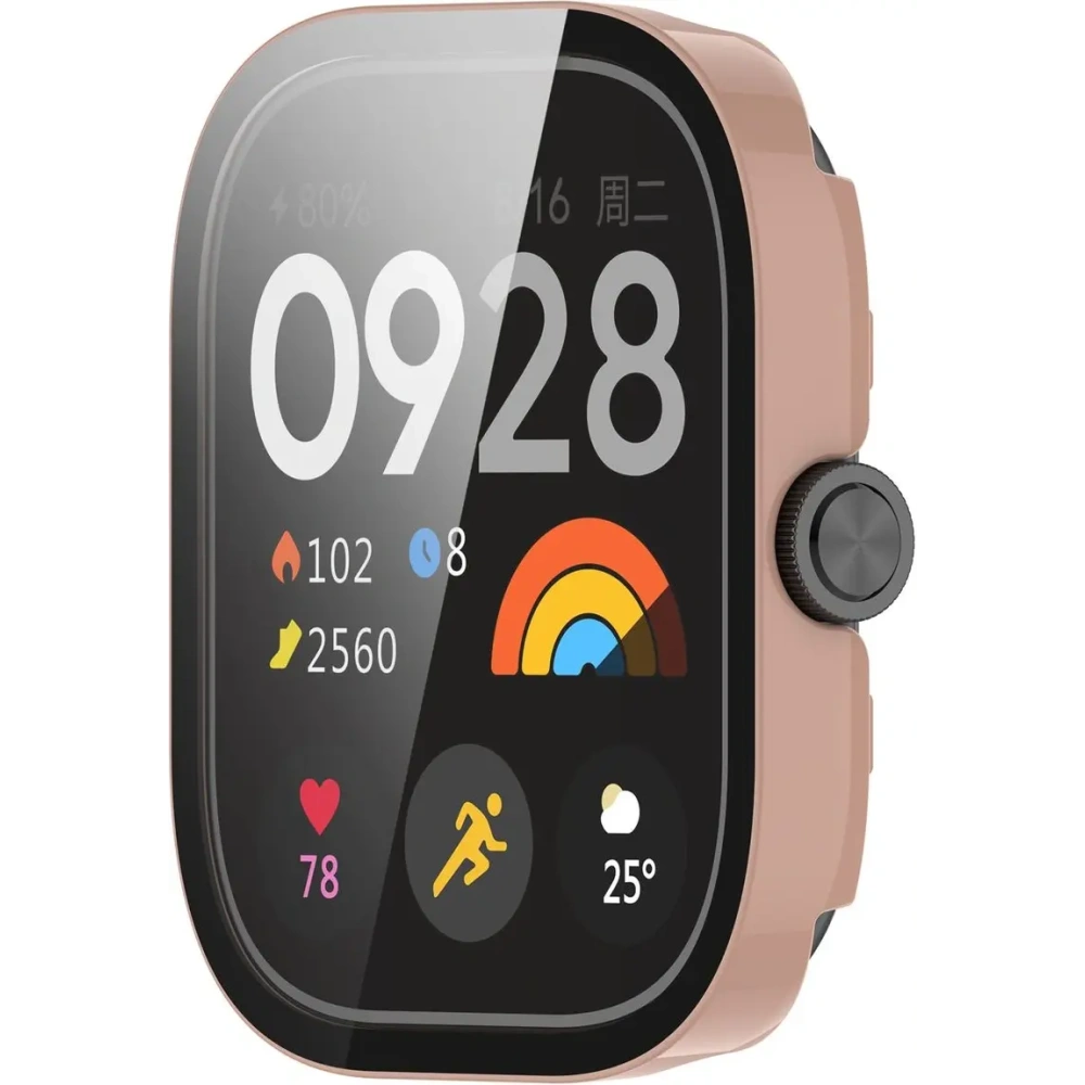 Hurtownia GSM - Etui ze szkłem do zegarka Bizon Case+Glass Watch do Xiaomi Redmi Watch 5 różowe - BIZ8532 - {ean13} - Hurt