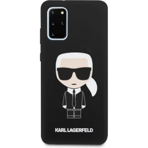 Hurtownia GSM - Etui Karl Lagerfeld KLHCS67SLFKBK Samsung Galaxy S20+ Plus G985 hardcase czarny/black Silicone Iconic - KLD270BLK - {ean13} - Hurt