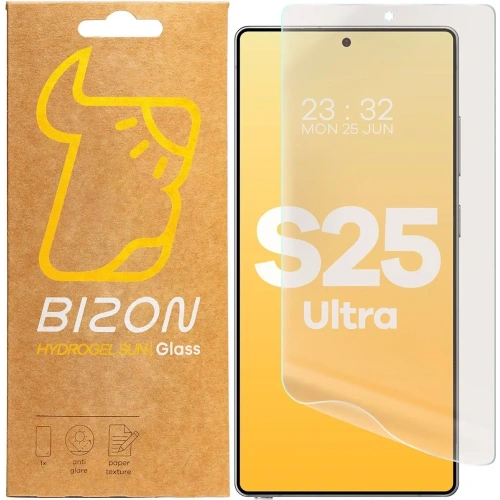 Folia matowa Bizon Glass Film Sun do Samsung Galaxy S25 Ultra [2 PACK]
