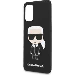 Hurtownia GSM - Etui Karl Lagerfeld KLHCS67SLFKBK Samsung Galaxy S20+ Plus G985 hardcase czarny/black Silicone Iconic - KLD270BLK - {ean13} - Hurt