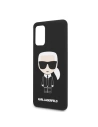 Hurtownia GSM - Etui Karl Lagerfeld KLHCS67SLFKBK Samsung Galaxy S20+ Plus G985 hardcase černý/black Silicone Iconic - KLD270BLK - {ean13} - Hurt