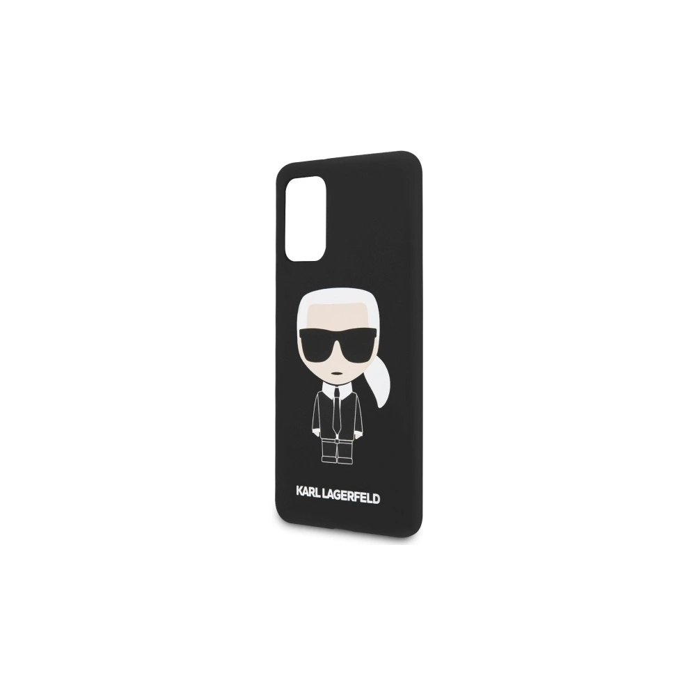 Hurtownia GSM - Etui Karl Lagerfeld KLHCS67SLFKBK Samsung Galaxy S20+ Plus G985 hardcase černý/black Silicone Iconic - KLD270BLK - {ean13} - Hurt