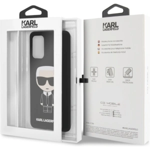 Hurtownia GSM - Etui Karl Lagerfeld KLHCS67SLFKBK Samsung Galaxy S20+ Plus G985 hardcase czarny/black Silicone Iconic - KLD270BLK - {ean13} - Hurt