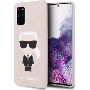 Hurtownia GSM - Etui Karl Lagerfeld KLHCS67SLFKPI Samsung Galaxy S20+ Plus G985 hardcase světle růžový/light pink Silicone Iconic - KLD271PNK - {ean13} - Hurt