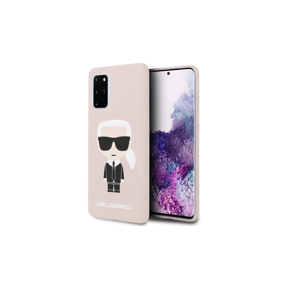 Wholesale Karl Lagerfeld KLHCS67SLFKPI Samsung Galaxy S20+ Plus hardcase light pink Silicone Iconic - KLD271PNK - {ean13} - Hurt