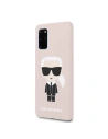 Wholesale Karl Lagerfeld KLHCS67SLFKPI Samsung Galaxy S20+ Plus hardcase light pink Silicone Iconic - KLD271PNK - {ean13} - Hurt