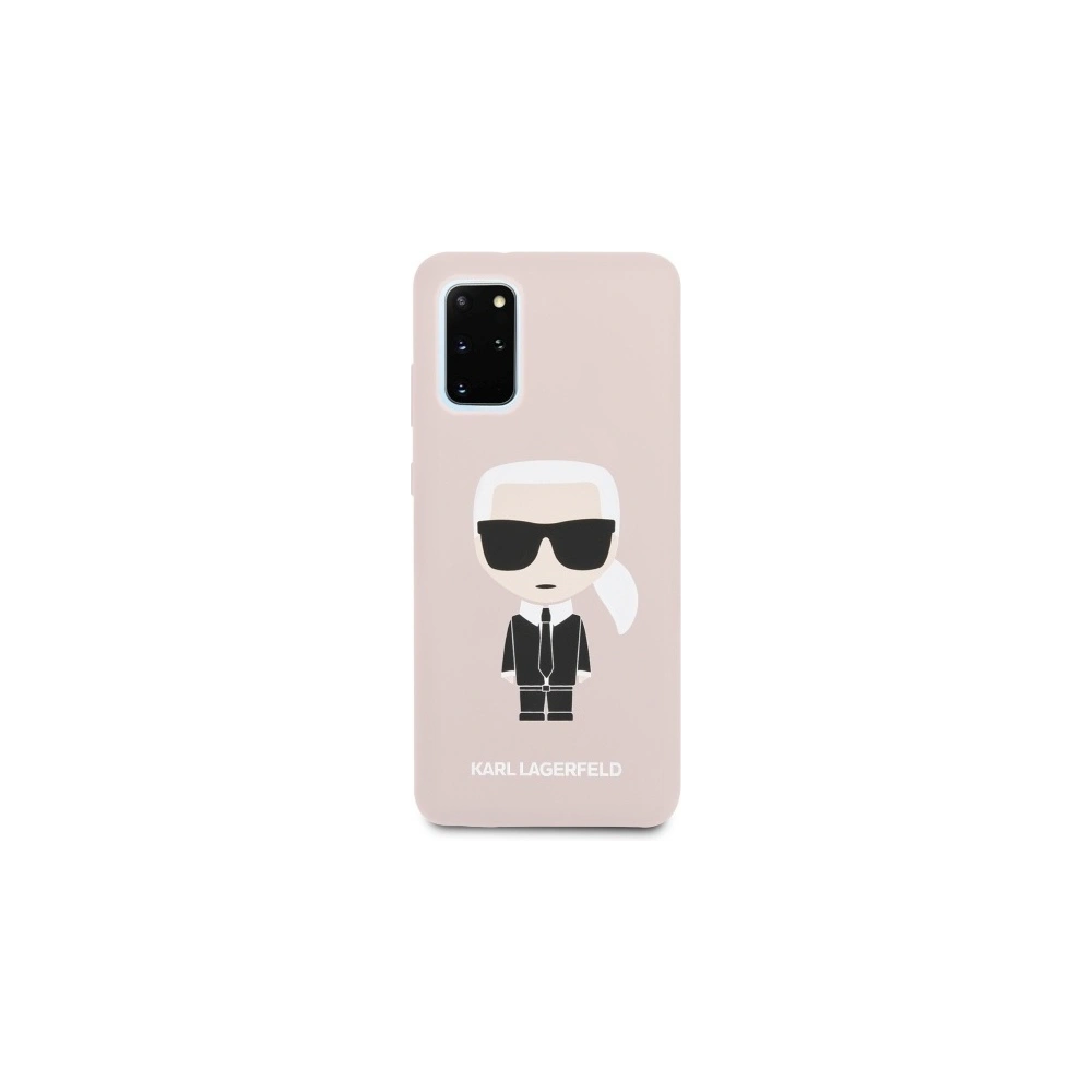 Wholesale Karl Lagerfeld KLHCS67SLFKPI Samsung Galaxy S20+ Plus hardcase light pink Silicone Iconic - KLD271PNK - {ean13} - Hurt