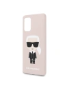 Wholesale Karl Lagerfeld KLHCS67SLFKPI Samsung Galaxy S20+ Plus hardcase light pink Silicone Iconic - KLD271PNK - {ean13} - Hurt