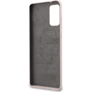 Hurtownia GSM - Etui Karl Lagerfeld KLHCS67SLFKPI Samsung Galaxy S20+ Plus G985 hardcase jasnoróżowy/light pink Silicone Iconic - KLD271PNK - {ean13} - Hurt