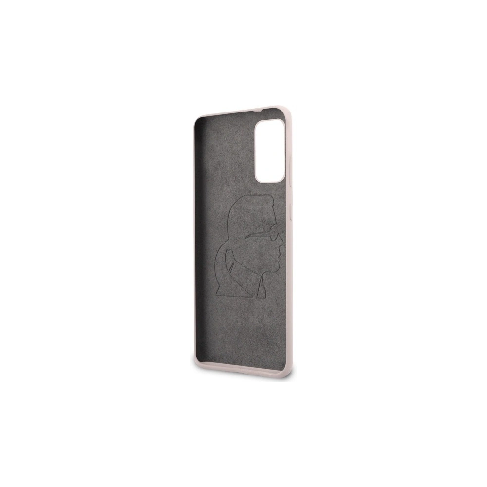 Wholesale Karl Lagerfeld KLHCS67SLFKPI Samsung Galaxy S20+ Plus hardcase light pink Silicone Iconic - KLD271PNK - {ean13} - Hurt