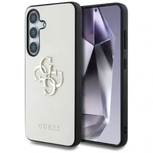 Hurtownia GSM - Guess Grained Big 4G Logo Small Classic Logo Samsung Galaxy S25 bej - GUE4318 - {ean13} - Hurt